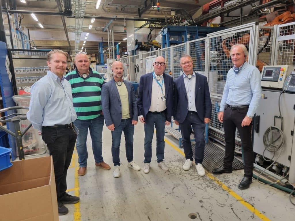 Ahlsell på fabrikkbesøk hos OSO Hotwater